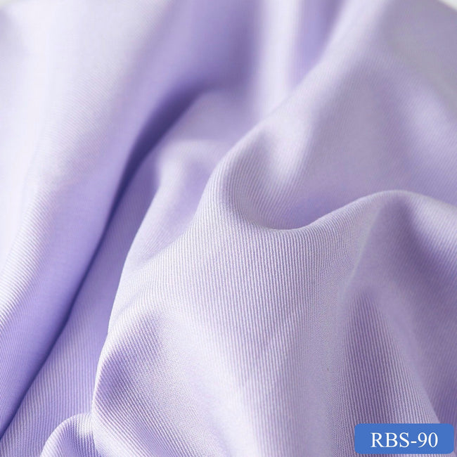 RBS 90 Purple Plain Super Fine 2-ply Cotton Shirting Fabric