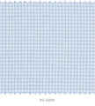 S6009/N3-34555 White with Light Blue Check Fine Giza Cotton Shirting Fabric