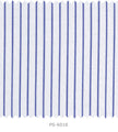 S6018/N3-34566 White with Royal Blue Stripe Fine Giza Cotton Shirting Fabric