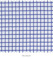 S6019/N3-34567 White with Royal Blue Check Fine Giza Cotton Shirting Fabric