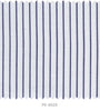 S6020/N3-34568 White with Dark Blue Stripe Fine Giza Cotton Shirting Fabric