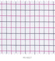 S6027/N3-34581 White with Black and Pink Check Fine Giza Cotton Shirting Fabric