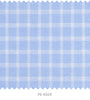 S6029/N3-34590 Light Blue with White Check Fine Giza Cotton Shirting Fabric