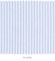 S6050/N3-34597 White with Blue Stripe Stripe Fine Giza Cotton Shirting Fabric