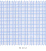 S6053/N3-34599 White with Blue Check Fine Giza Cotton Shirting Fabric