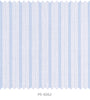 S6062/N3-34603 White with Blue Stripe Fine Giza Cotton Shirting Fabric