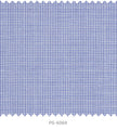 S6069/N3-34618 White with Navy Small Check Fine Giza Cotton Shirting Fabric