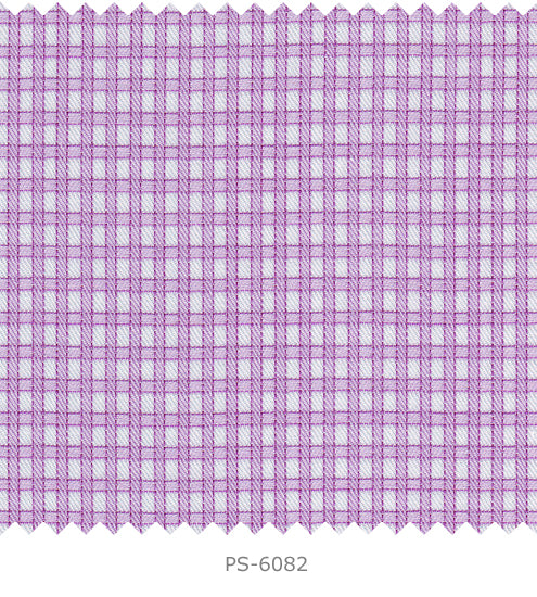 S6082/N3-34624 White with Pink Check Fine Giza Cotton Shirting Fabric