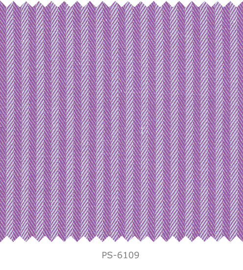 S6109/N3-34461 Purple Fishbone Fine Giza Cotton Shirting Fabric