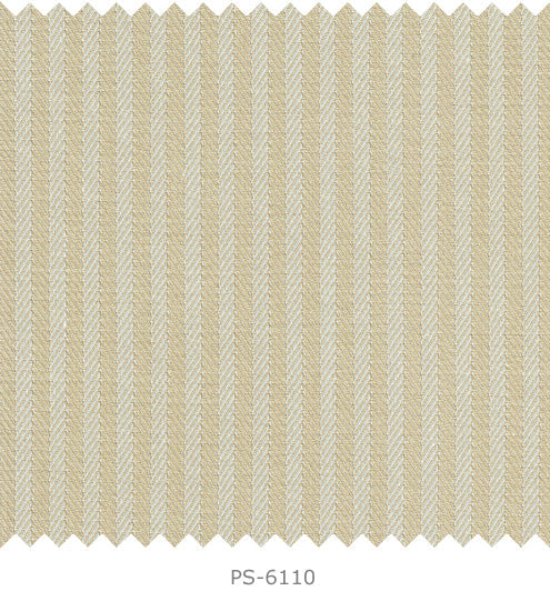 S6110/N3-34462 Beige Fishbone Fine Giza Cotton Shirting Fabric