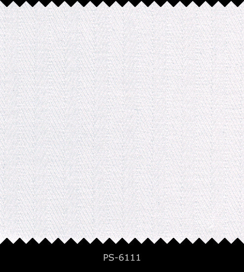 S6111/N3-34472 White Herringbone Fine Giza Cotton Shirting Fabric