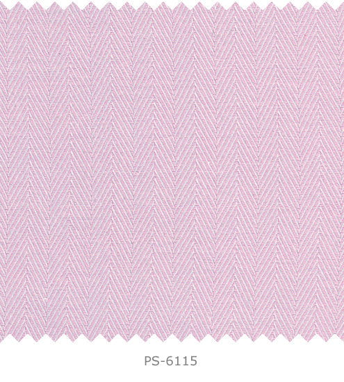 S6115/N3-34475 Pink Herringbone Fine Giza Cotton Shirting Fabric