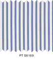 S6169/N3-34484 Navy and Light Blue On White Fine Giza Cotton Shirting Fabric