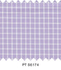 S6174/N3-34608 Purple with White Check Fine Giza Cotton Shirting Fabric