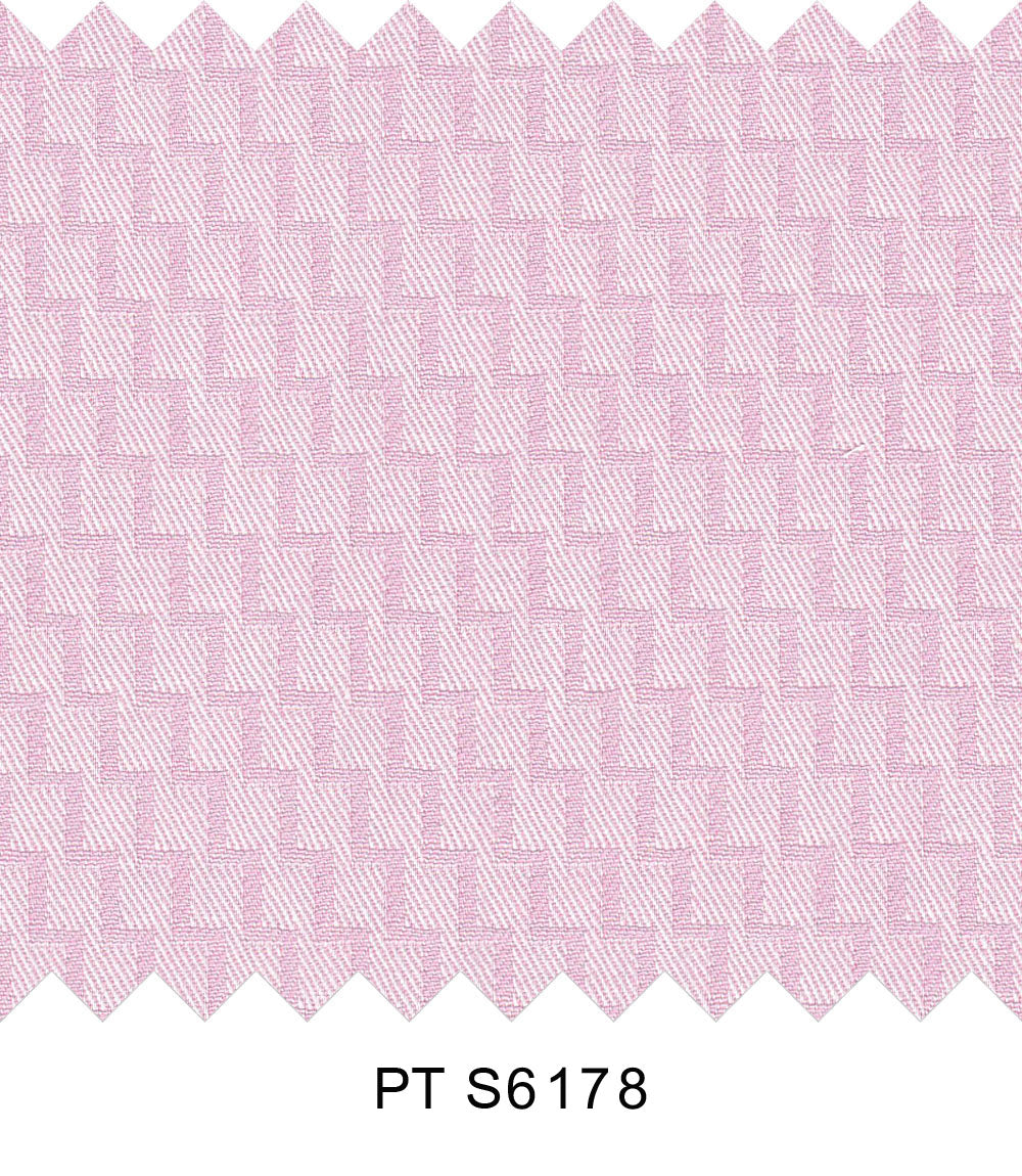 S6178/N3-34487 Pink Design Fine Giza Cotton Shirting Fabric