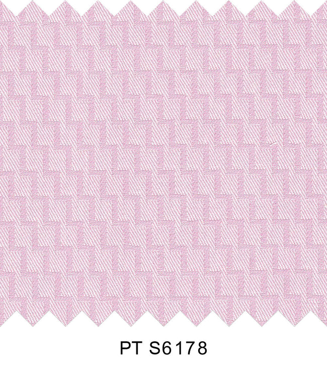 S6178/N3-34487 Pink Design Fine Giza Cotton Shirting Fabric