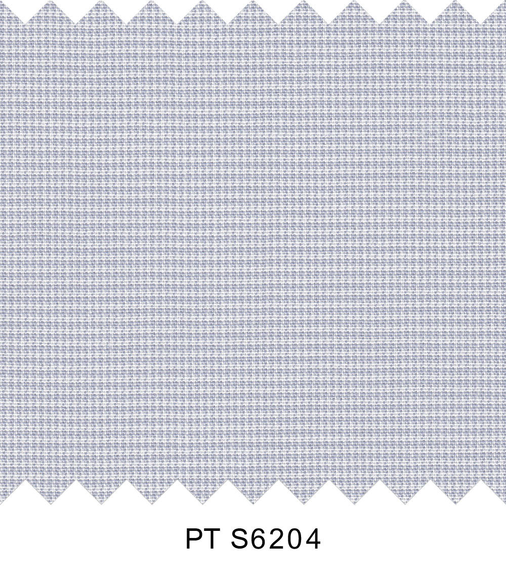 S6204/N3-34492 Grey and White Houndstooth Fine Giza Cotton Shirting Fabric