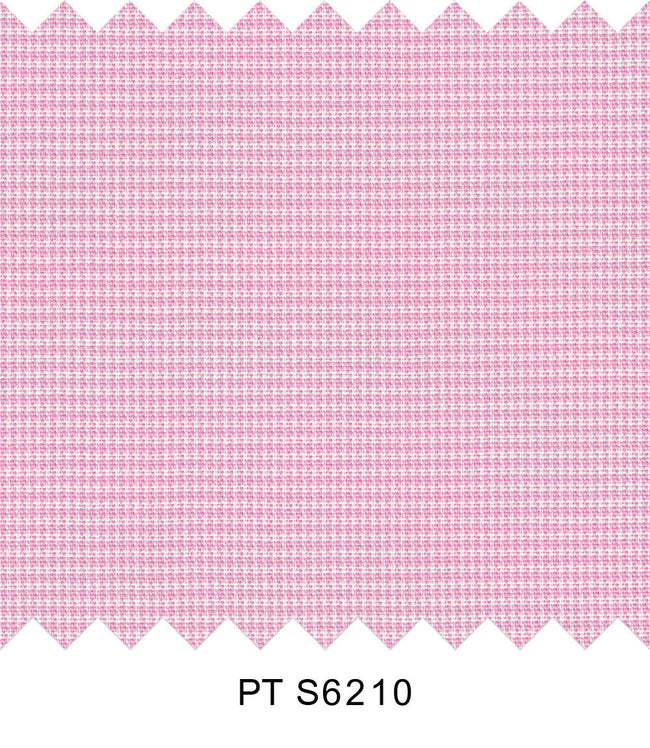 S6210/N3-34496 Pink and White Houndstooth Fine Giza Cotton Shirting Fabric