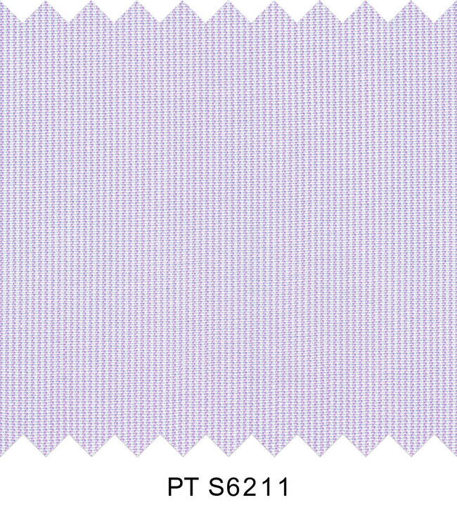 S6211/N3-34497 Purple and White Stripe Fine Giza Cotton Shirting Fabric