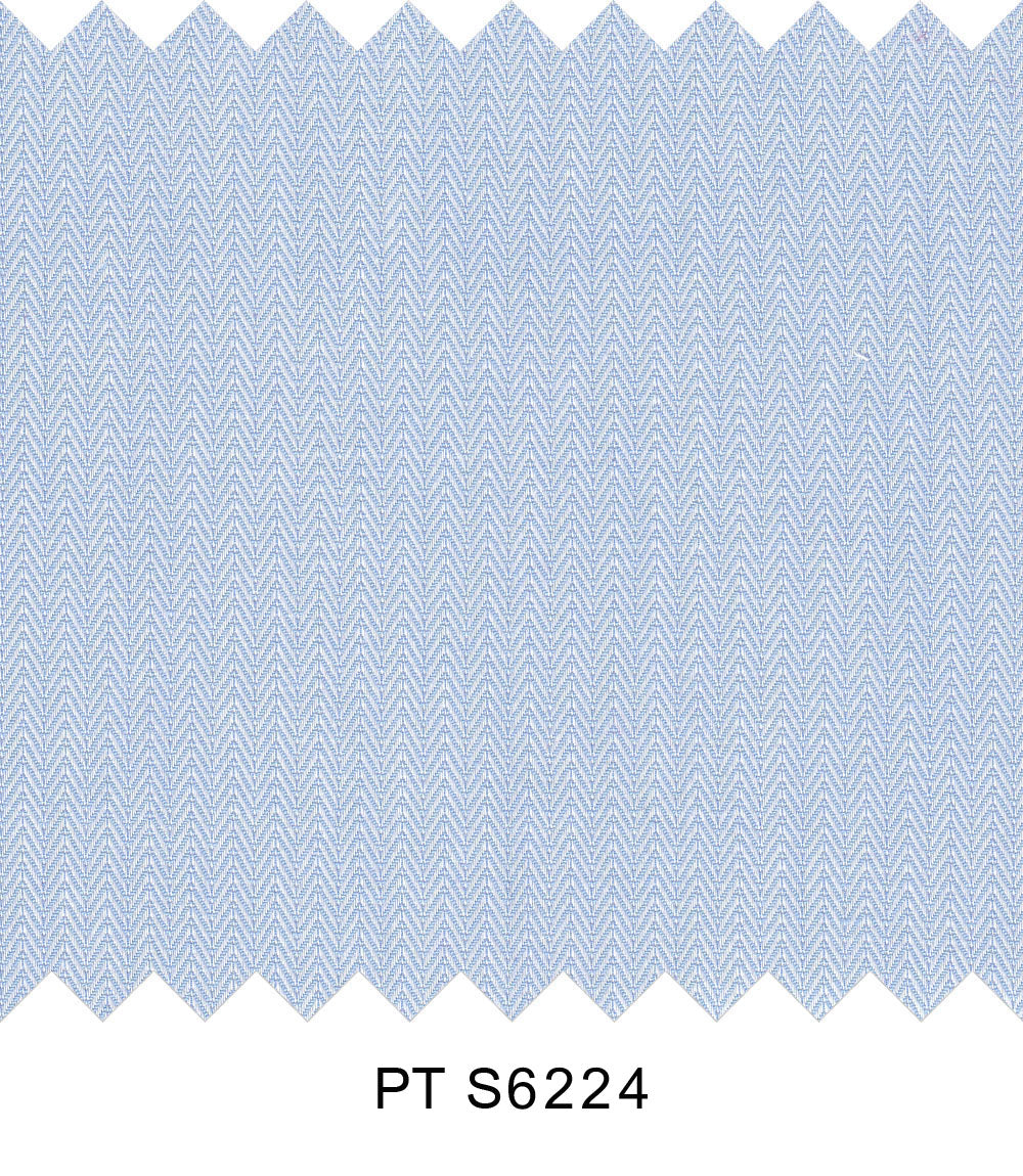 S6224/N3-34512 Light Blue Herringbone Fine Giza Cotton Shirting Fabric