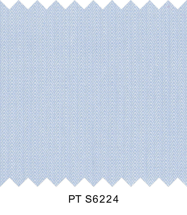 S6224/N3-34512 Light Blue Herringbone Fine Giza Cotton Shirting Fabric