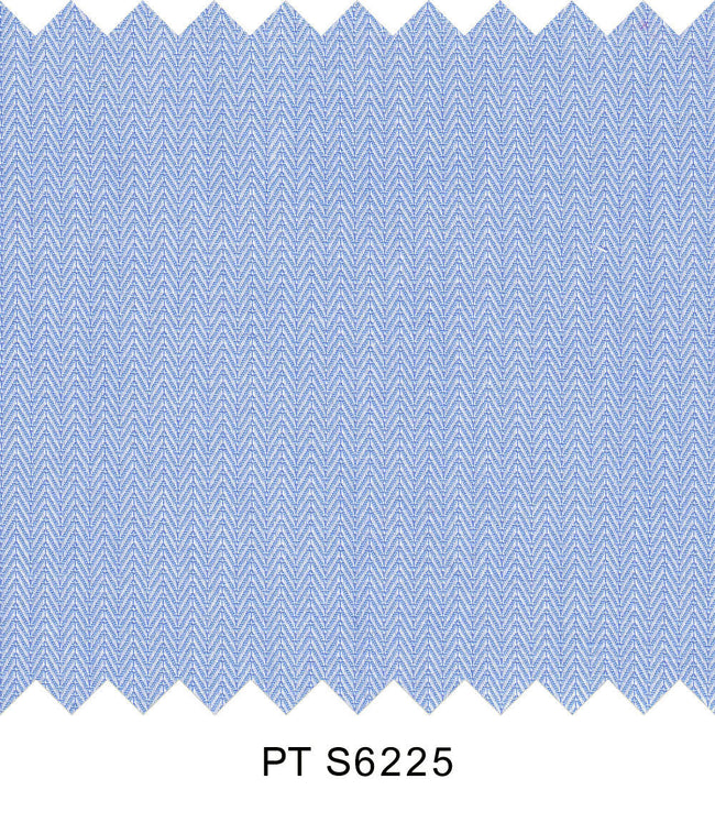 S6225/N3-34513 Blue Herringbone Fine Giza Cotton Shirting Fabric