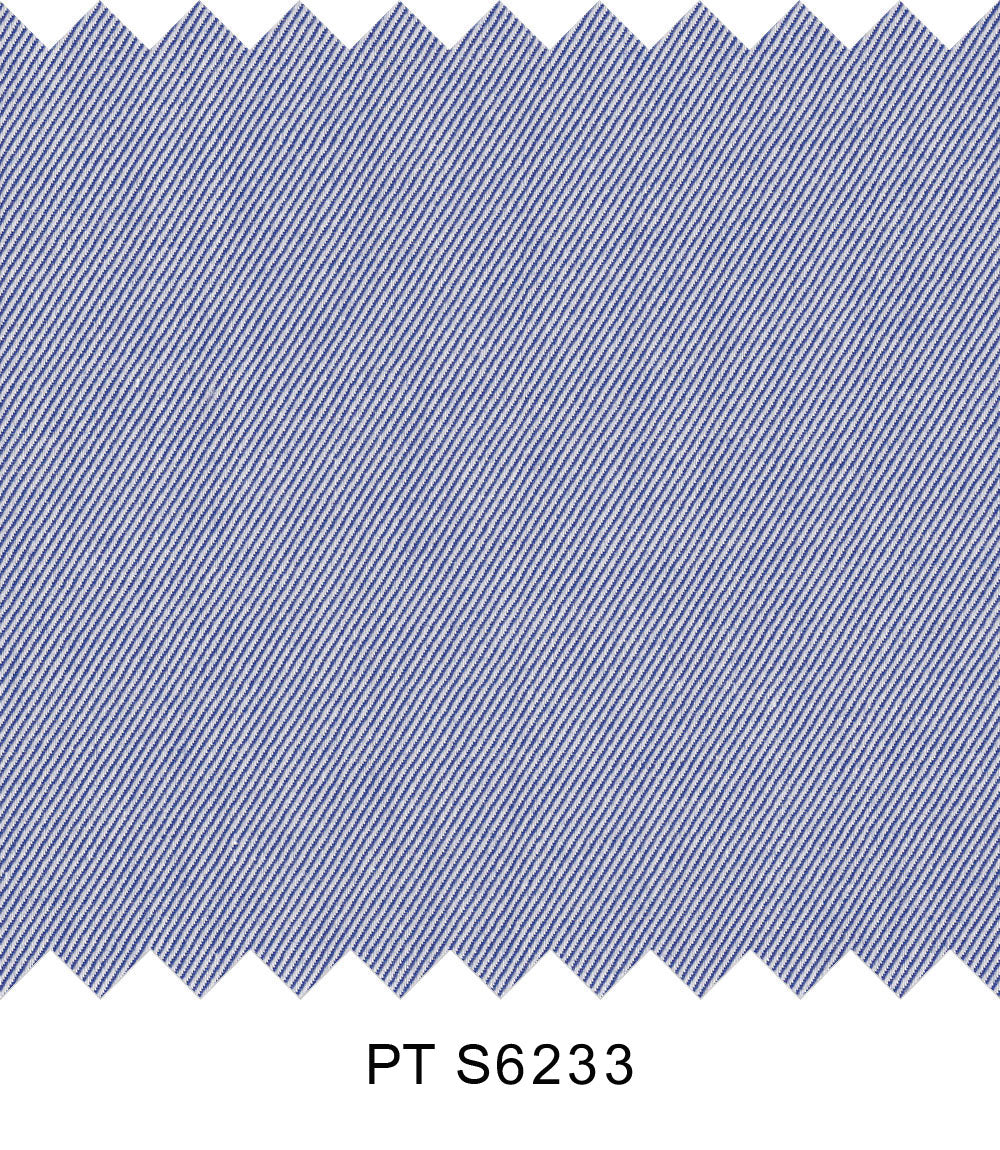 S6233/N3-34521 Blue Twill Fine Giza Cotton Shirting Fabric