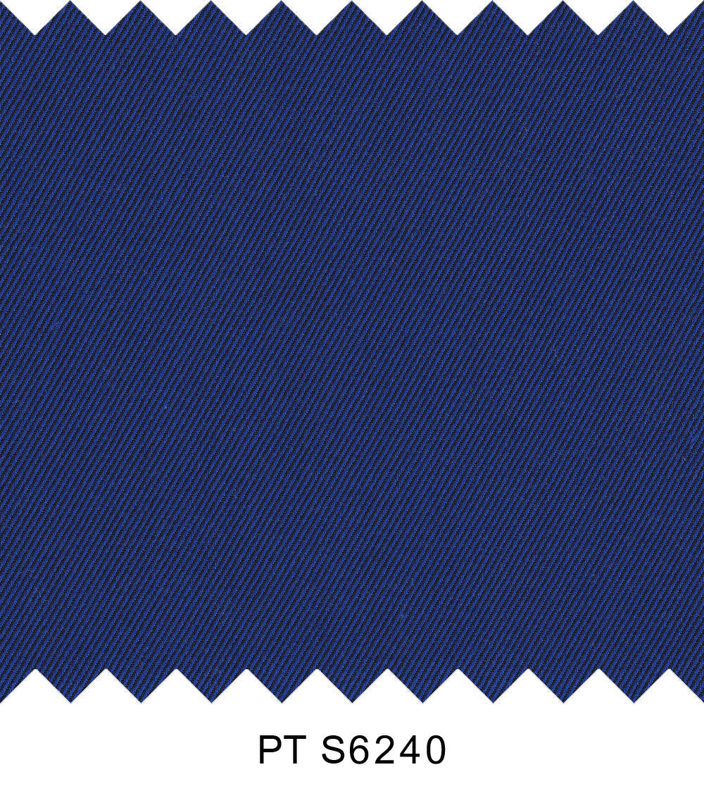 S6240/N3-34528 Royal Blue Twill Fine Giza Cotton Shirting Fabric