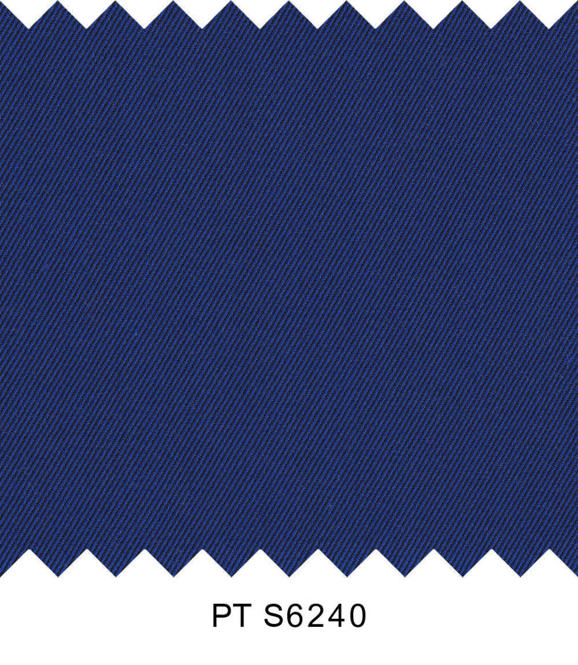 S6240/N3-34528 Royal Blue Twill Fine Giza Cotton Shirting Fabric