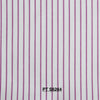 S6264/N3-34572 White with Pink Stripe Fine Giza Cotton Shirting Fabric