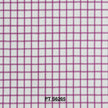 S6265/N3-34573 White with Pink Check Fine Giza Cotton Shirting Fabric