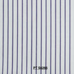 S6266/N3-34574 White with Dark Purple Stripe Fine Giza Cotton Shirting Fabric