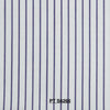 S6266/N3-34574 White with Dark Purple Stripe Fine Giza Cotton Shirting Fabric