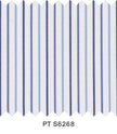 S6268/N3-34426 White with Blue and Dark Blue Stripe Fine Giza Cotton Shirting Fabric