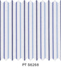 S6268/N3-34426 White with Blue and Dark Blue Stripe Fine Giza Cotton Shirting Fabric