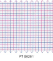 S6281/N3-34439 White with Pink and Blue Check Fine Giza Cotton Shirting Fabric