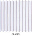 S6282/N3-34440 White with Purple and Blue Stripe Fine Giza Cotton Shirting Fabric