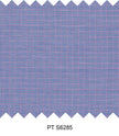 S6285/N3-34443 Blue with Pink Check Fine Giza Cotton Shirting Fabric