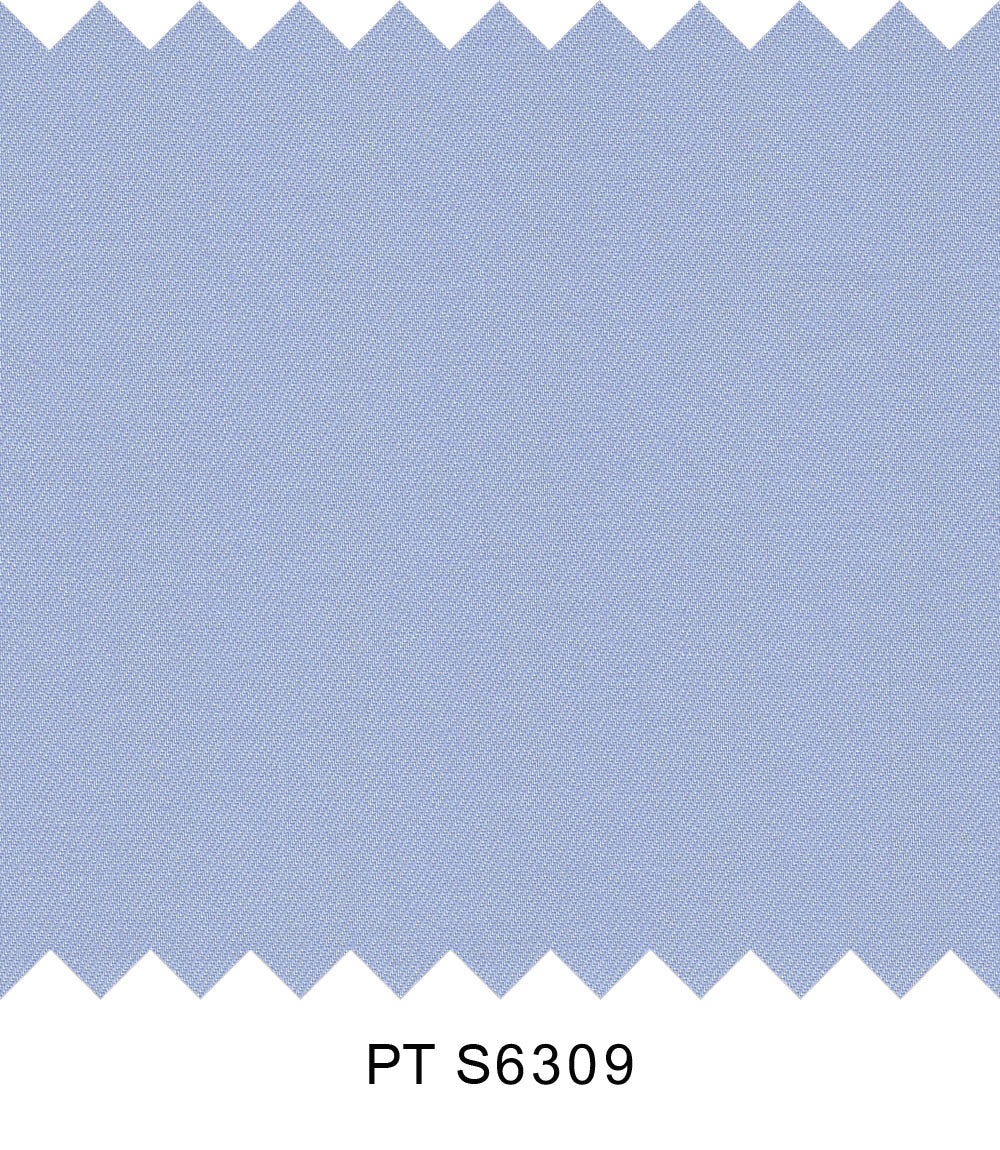 S6309/N3-34373 Light Blue Solid Fine Giza Cotton Shirting Fabric