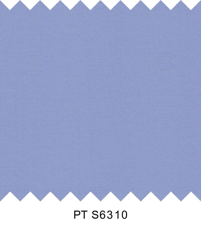 S6310/N3-34374 Blue Solid Fine Giza Cotton Shirting Fabric