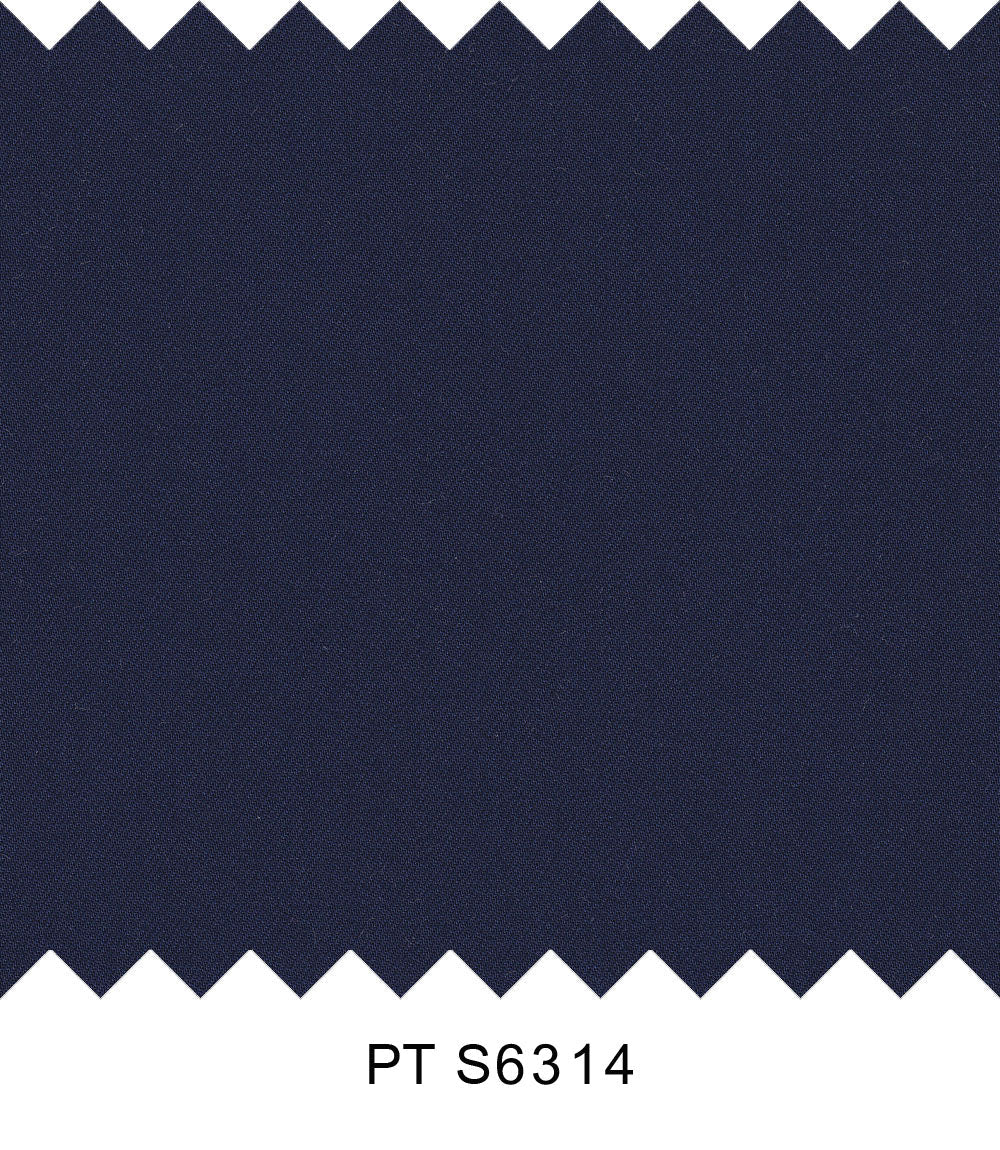 S6314/N3-34376 Navy Blue Solid Fine Giza Cotton Shirting Fabric