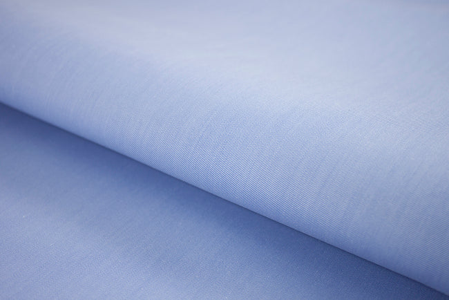 T-503/5698 Fine Cotton Twill Medium Light Blue Shirting Fabric