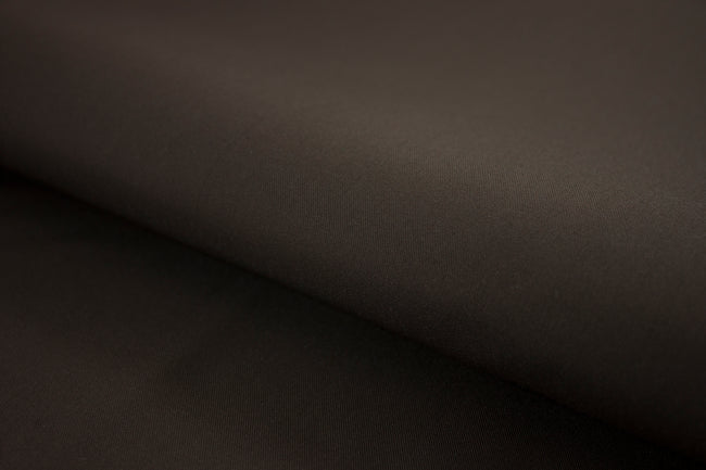 T-529/5723 Fine Cotton Twill Dark Brown Shirting Fabric