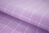 T-540/5729 Fine Cotton Two Tone Violet Check Shirting Fabric