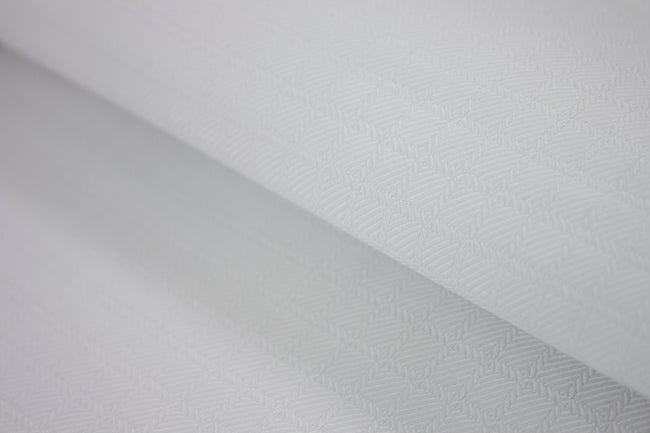 T-605/5933 Fine Cotton Textured White Shirting Fabric