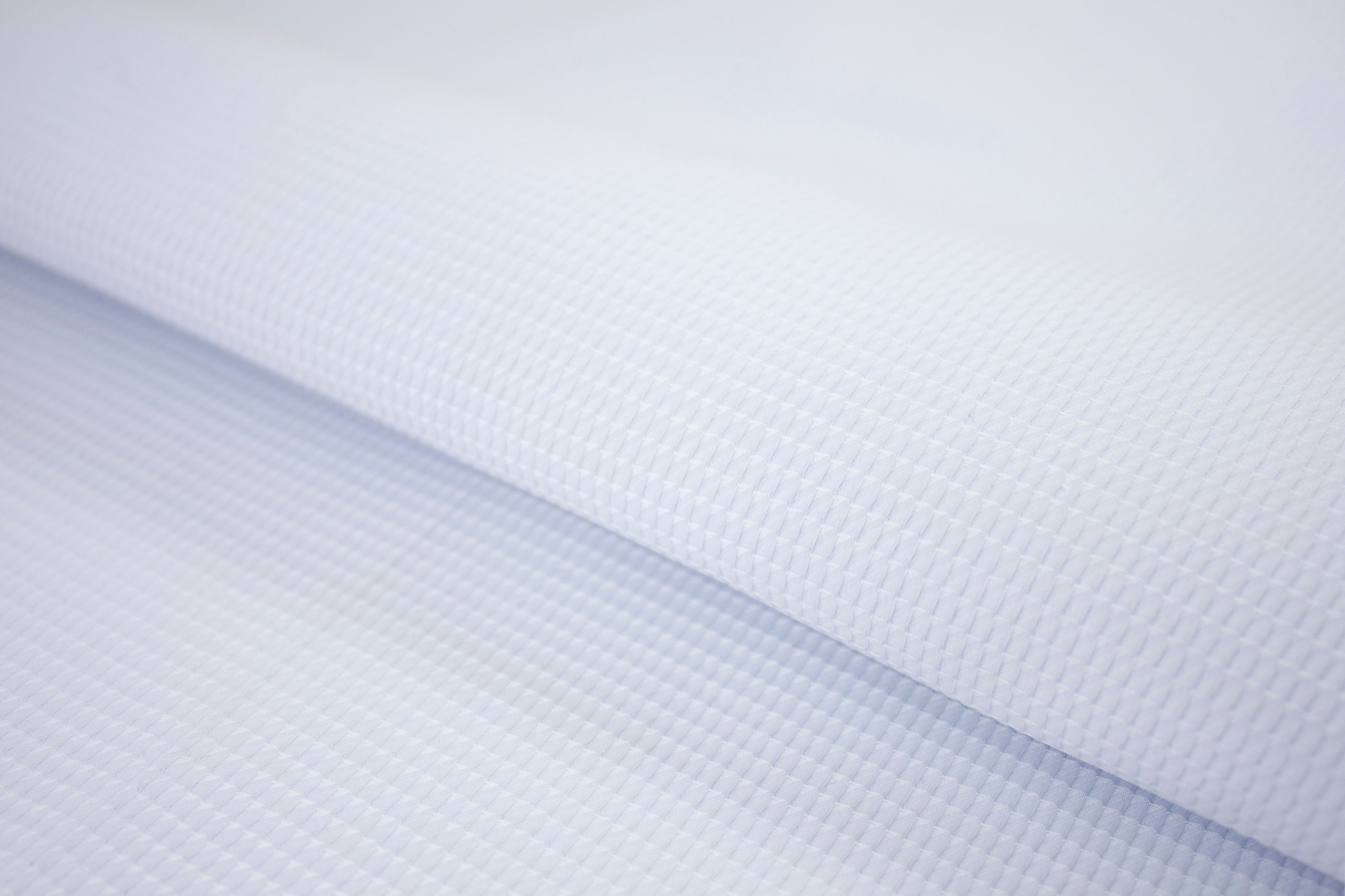 T-619/5773 Fine Cotton Self Tone White Check Shirting Fabric