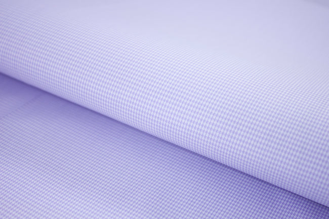 T-621/6545 Fine Cotton Purple Small Check Shirting Fabric