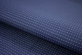 P-699/5687 Fine Cotton Navy Blue Texture Shirting Fabric