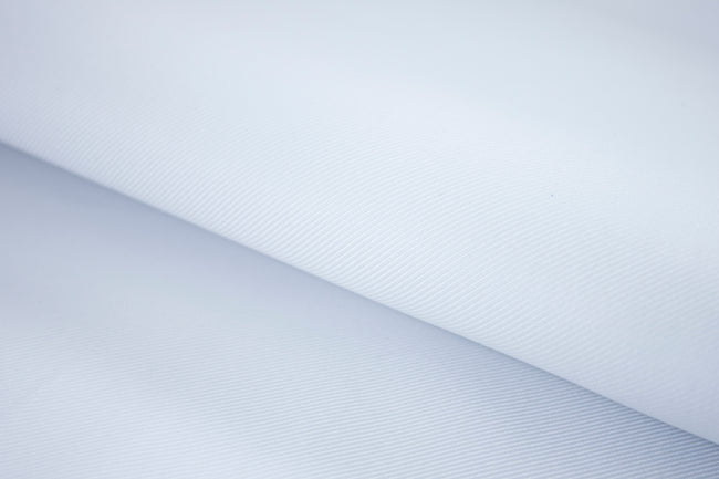 T-659/5951 Fine Cotton White In Self Diagonal Texture Shirting Fabric