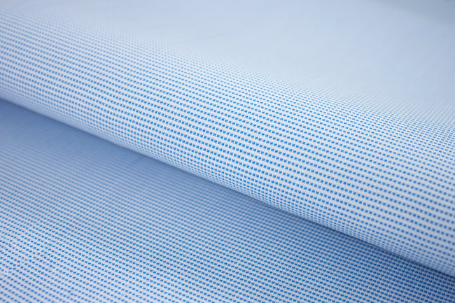 T-671/5800 Fine Cotton Royal Blue Texture Shirting Fabric